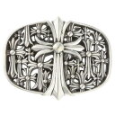 クロムハーツ Chrome Hearts BUCKL CEMETERY1.5 1.5セメタリークロス シルバーバックル(シルバー 232.07g)【02705...