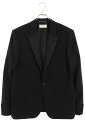 サンローランパリ SAINT LAURENT PARIS サイズ:50 505327 Y512W ラペル切替スモーキング テーラードジャケット(ブラック)【027052】【BS55】【メンズ】【中古】bb356#rinkan*C