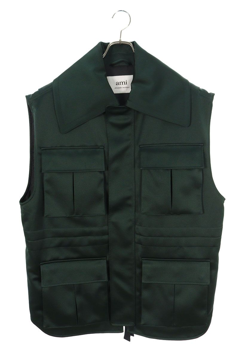 アミアレクサンドルマテュッシ AMI Alexandre Mattiussi　サイズ:L HJK001 ビックシルエットカーゴベス..