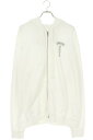 クロムハーツ Chrome Hearts サイズ:XL SWTSHRT HD ZIP バックアーチロゴプリントジップパーカー(ホワイト×シルバー)【427052】【SJ02】【メンズ】【中古】bb17#rinkan*B