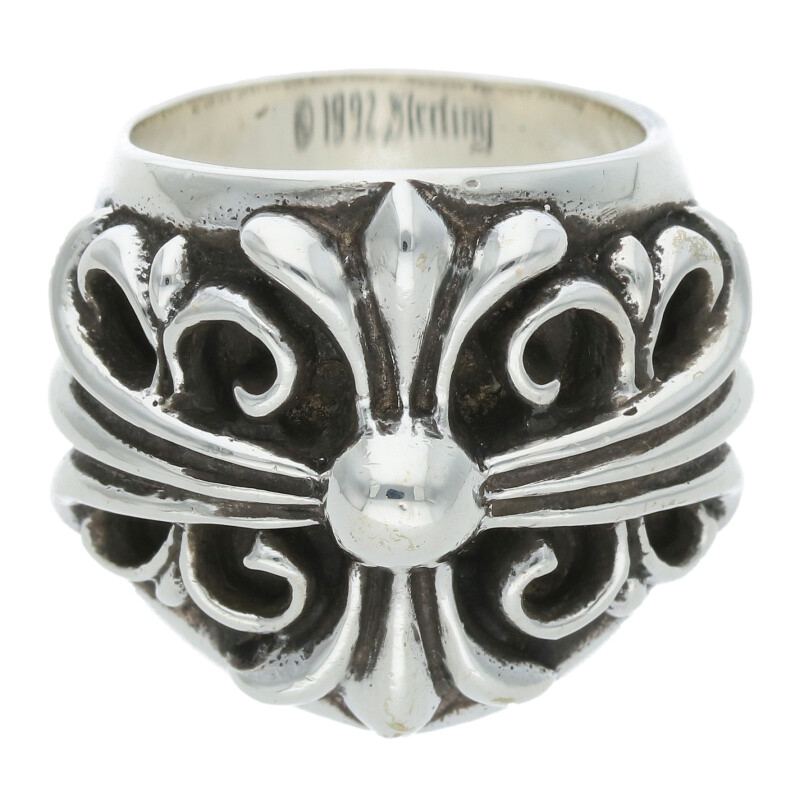 クロムハーツ Chrome Hearts　サイズ:10.5号 KEEPER キーパー シルバーリング(シルバー 22.43g)【037052】【OS06】【小物】【中古】bb453#rinkan*B(4)