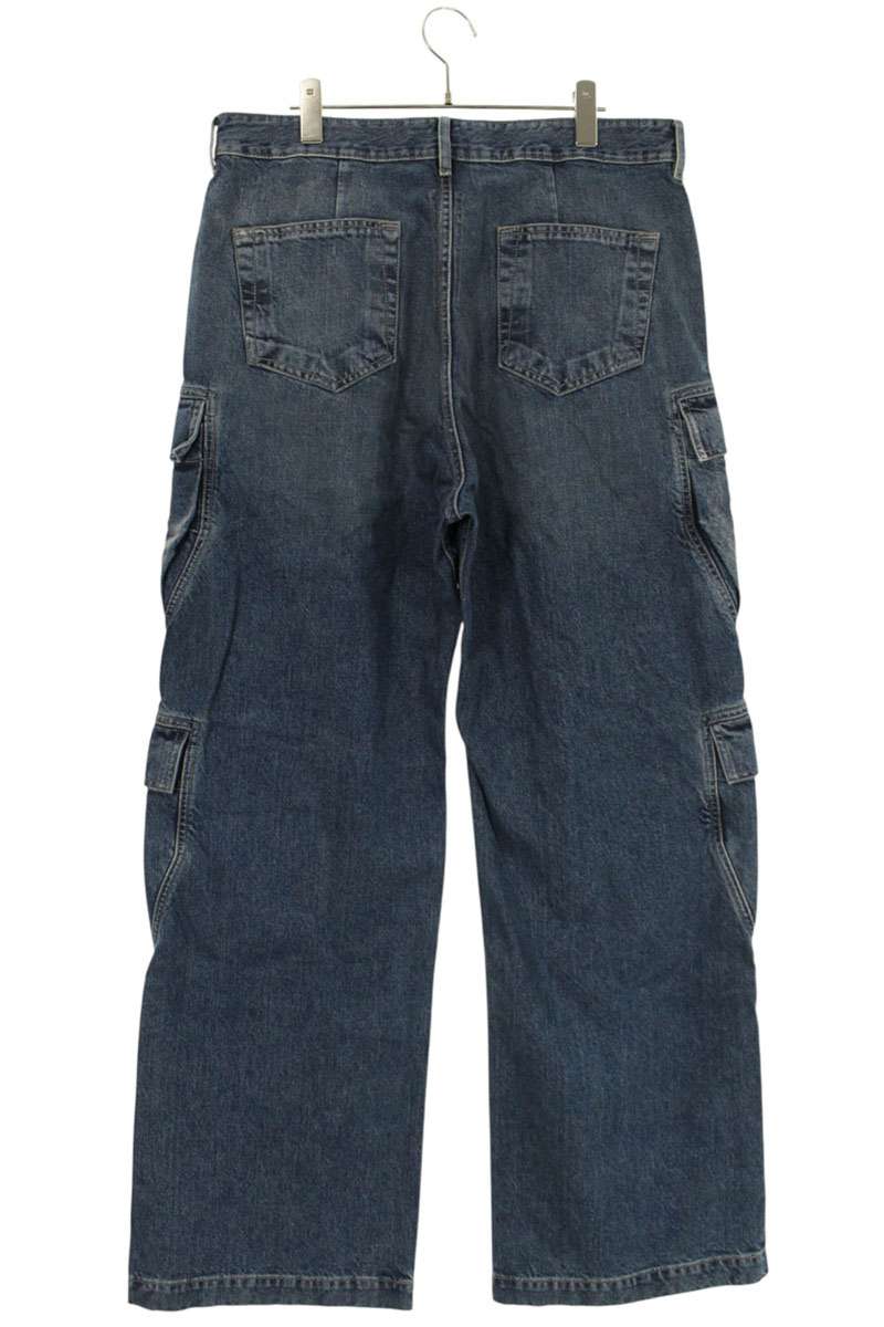 ダークシャドウ DRKSHDW　サイズ:32インチ 25SS DU01E3361 DOUBLE CARGO JEANS ウォッシュ加工ダブルカーゴデニムパンツ(インディゴ)【408052】【SS13】【メンズ】【中古】bb205#rinkan*A