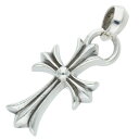 クロムハーツ Chrome Hearts CH CRS SML W BALE スモールCHクロスベイル Wベイル シルバーネックレストップ(シルバー 22.64g)【608052】【GZ11】【小物】【中古】bb92#rinkan*B|詳細画像