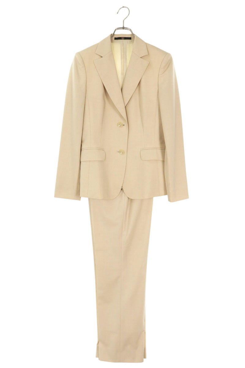 ダックス DAKS サイズ:38 11-513440 カシミヤ混2Bテーラードセットアップ(ベージュ)【708052】【BS99】【レディース】【中古】bb38...
