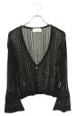 マメクロゴウチ Mame Kurogouchi サイズ:1 MM21SS-KN030 Traditional Curtain Lace Knitted Card...