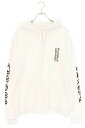 クロムハーツ Chrome Hearts サイズ:M SWTSHRT PLVR 袖ロゴプリントプルオーバーパーカー(ホワイト)【808052】【SJ02】【メンズ】【中古】bb396#rinkan*B