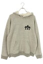 クロムハーツ Chrome Hearts サイズ:L 7-11 HOODIE CHロゴ詩集プルオーバーパーカー(グレー)【018052】【FK04】【メンズ】【中古】bb406#rinkan*B