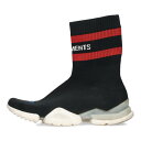 ヴェトモン VETEMENTS ×リーボック Reebok サイズ:25.5cm SOCK RUNNER CN3307 ソックススニーカー(ブラック)【109052】【BS99】【メンズ】【小物】【中古】bb187#rinkan*B
