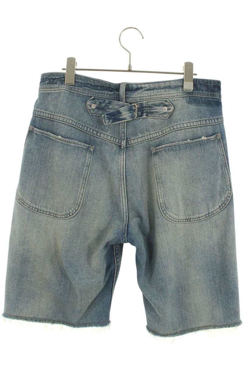 メゾンマルジェラ Maison Margiela　サイズ:30インチ 25SS S50MU0086 ウォッシュドワイドデニムハーフパンツ(インディゴ)【418052】【SB01】【メンズ】【新古品】bb20#rinkan*N