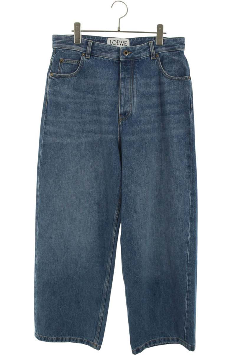 ロエベ LOEWE　サイズ:50 H526Y11W89 ミディアムウェイトデニムパンツ(インディゴ)【418052】【SB01】【メンズ】【新古品】bb20#rinkan*N