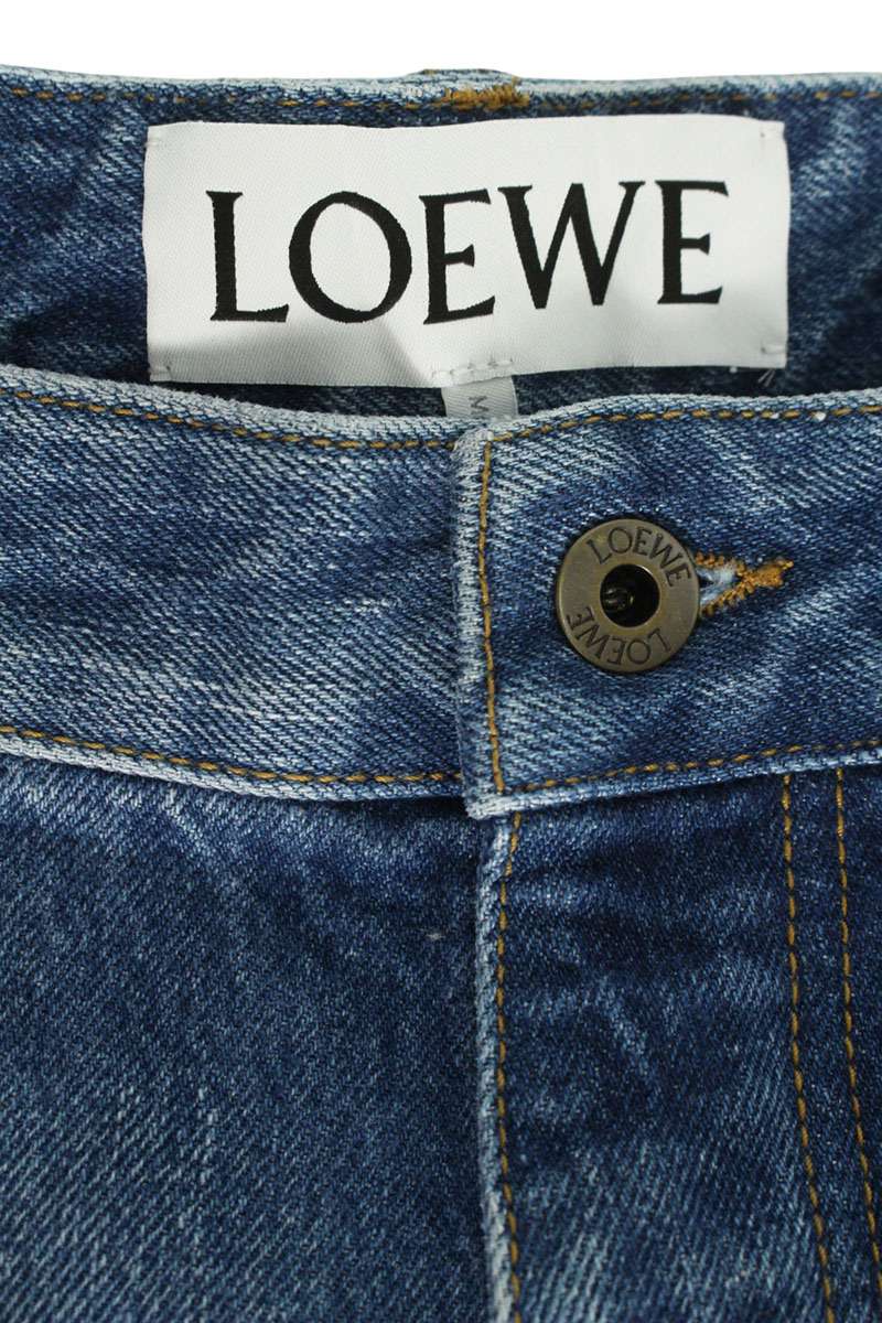 ロエベ LOEWE　サイズ:50 H526Y11W89 ミディアムウェイトデニムパンツ(インディゴ)【418052】【SB01】【メンズ】【新古品】bb20#rinkan*N