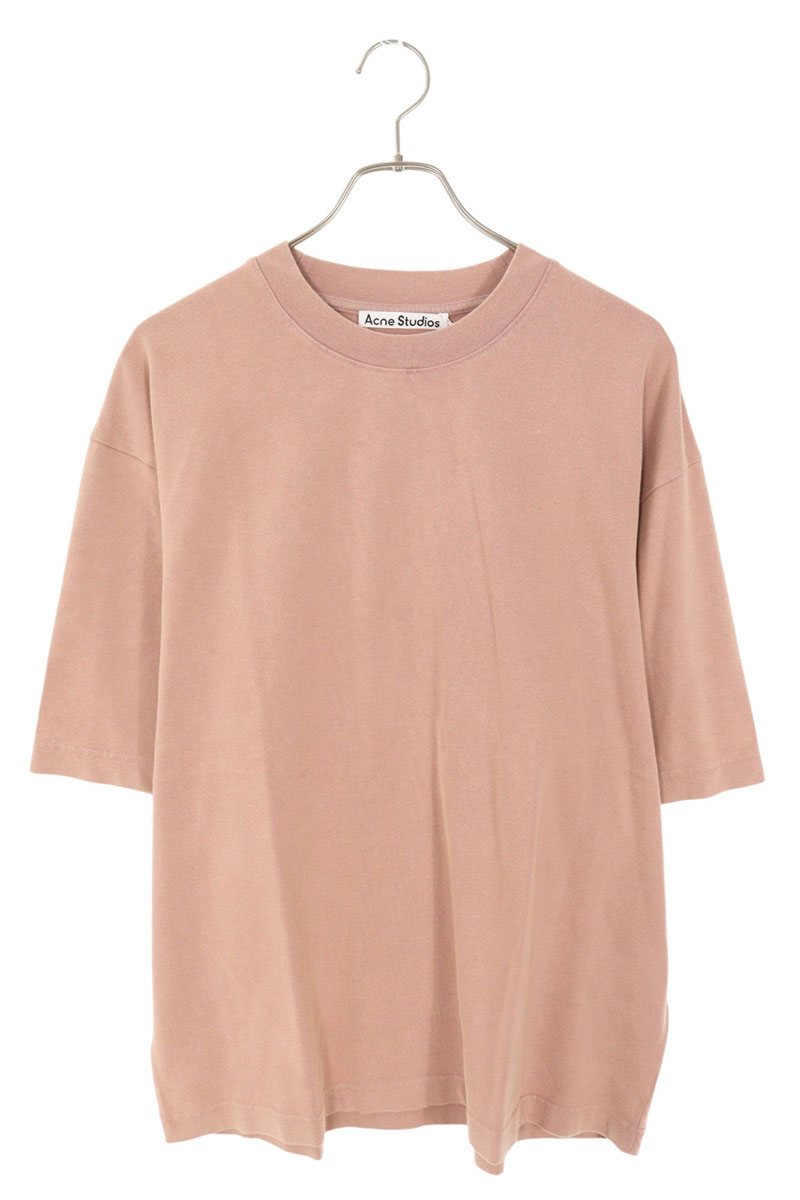 アクネストゥディオズ ACNE STUDIOS サイズ:S 25AW FN-UX-TSHI000018 バックロゴパッチTシャツ(ピンク調)【418052】【S...
