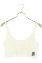 クロムハーツ Chrome Hearts サイズ:S Y NOT フロントロゴ刺繍キャミソール(ホワイト)【518052】【OS06】【レディース】【中古】bb415#rinkan*B