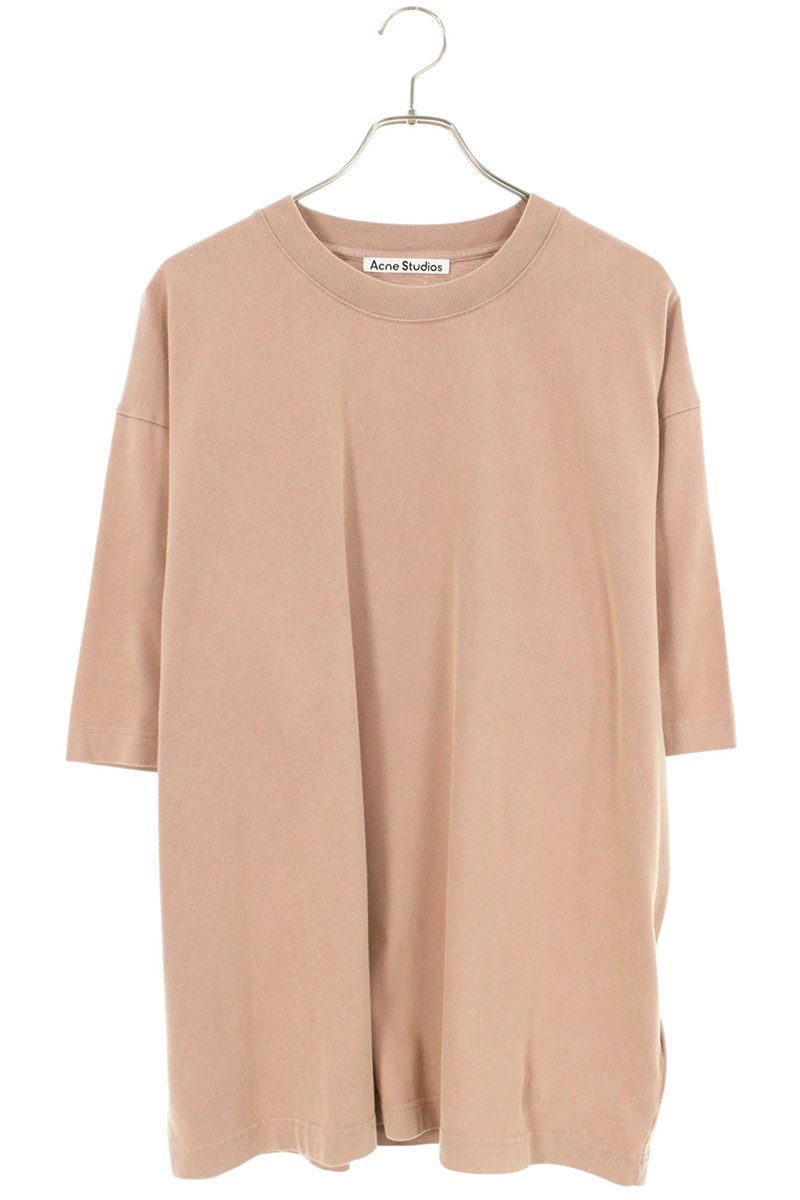 アクネストゥディオズ ACNE STUDIOS サイズ:L 25AW FN-UX-TSHI000018 バックロゴパッチTシャツ(ピンク調)【328052】【S...