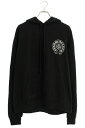クロムハーツ Chrome Hearts サイズ:M SWTSHRT PLV ホノルル限定バックホースシューパーカー(ブラック)【518052】【GZ11】【メンズ】【中古】bb437#rinkan*A