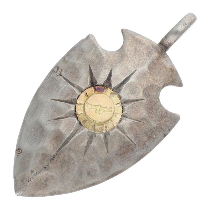 タディアンドキング TADY & KING　サイズ:大 K18イーグルメタル付き矢尻 K18シルバーネックレストップ(..