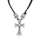 クロムハーツ Chrome Hearts CH CRS SML CL スモールCHクロスクリンプト クリンプト シルバーネックレス(シルバー×ブラック 総重量45.53g)【128052】【SS07】【小物】【中古】bb87#rinkan*B|詳細画像