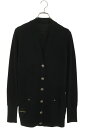クロムハーツ Chrome Hearts サイズ:S クロスボールボタンカーディガン(ブラック×シルバー)【818052】【SJ02】【レディース】【中古】bb17#rinkan*A