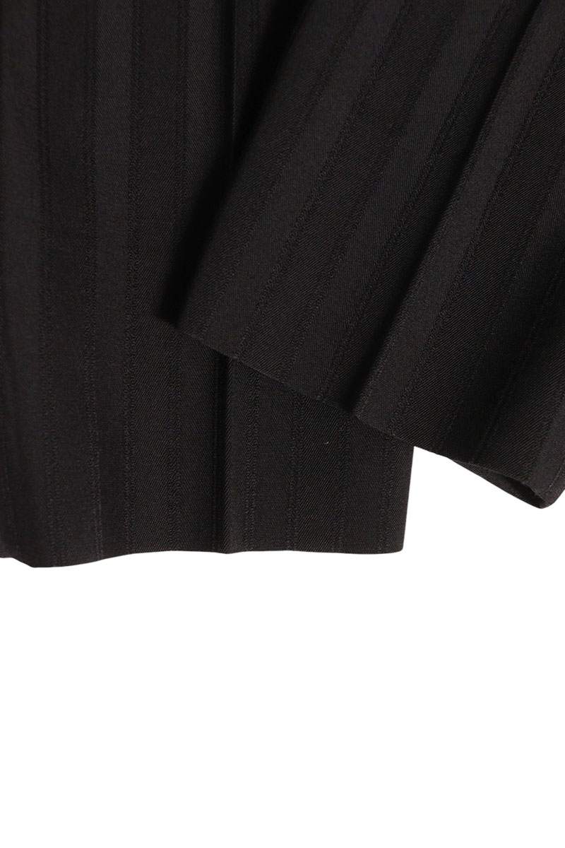 サンローランパリ SAINT LAURENT PARIS　サイズ:44 679248 Y1E07 2タックストライプスラックスロングパンツ(ブラック)【328052】【SS13】【メンズ】【中古】bb132#rinkan*B