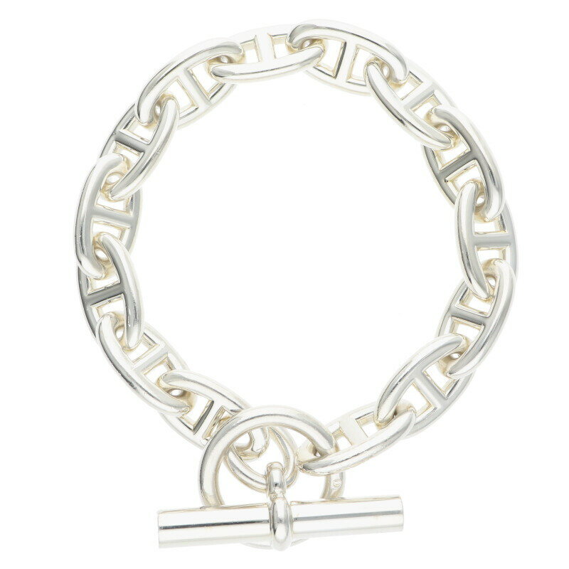 エルメス HERMES　サイズ:14LINK Chaine d'Ancre GM シェーヌダンクルGMシルバーブレスレット(シルバー 76.02g)【628052】【SB01】【小物】【中古】bb356#rinkan*S