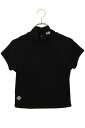 クロムハーツ Chrome Hearts サイズ:S BAD SEED CH刺繍モックネックTシャツ(ブラック)【428052】【GZ11】【レディース】【中古】bb62#rinkan*A