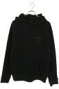 クロムハーツ Chrome Hearts サイズ:M 7-11 HOODIE ラッキーパッチ付きバックCHロゴ刺繍プルオーバーパーカー(ブラック×シルバー)【528052】【GZ11】【メンズ】【中古】bb389#rinkan*A