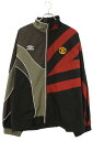 チルドレンオブザディスコーダンス Children of the discordance ×アンブロ UMBRO サイズ:3 DISUMBJK-001 アシンメトリートラックブルゾン(グリーン×マルチ)【828052】【BS99】【メンズ】【中古】bb297#rinkan*B