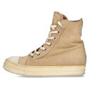 クロムハーツ Chrome Hearts ×リックオウエンス Rick Owens サイズ:39 RAMONES ラモーンズ シルバー装飾レザーハイカットスニー...