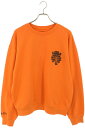 クロムハーツ Chrome Hearts サイズ:L Vine Dagger Crewneck Sweatshirt ヴァインダガープリントクルーネックスウェット(オレンジ)【828052】【SS13】【メンズ】【中古】bb132#rinkan*B