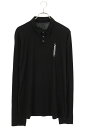 クロムハーツ Chrome Hearts サイズ:L フレアボタンRS3プリント長袖カットソー(ブラック×ホワイト)【928052】【SS07】【メンズ】【中古】bb377#rinkan*B