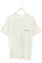 クロムハーツ Chrome Hearts サイズ:L CH T-SHRT 1 バック英字ダガープリントTシャツ(ホワイト×パープル)【928052】【SS07】【メンズ】【中古】bb396#rinkan*B