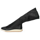 リックオウエンス Rick Owens ×HOOD サイズ:41 RR18S5801 DIRT GRAFTON SOCK レザーソックススニーカーブーツ(ブラック)【209052】【BS99】【メンズ】【小物】【中古】bb87#rinkan*B
