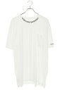 クロムハーツ Chrome Hearts サイズ:XL CH T-SHRT 1 ネックプリントTシャツ(ホワイト)【509052】【FK04】【メンズ】【中古】bb476#rinkan*B