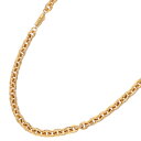 クロムハーツ Chrome Hearts サイズ:24inch 22K PAPER CHAIN 24 P D ペーパーチェーン24inch PAVEダイヤ ゴー...