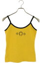 クロムハーツ Chrome Hearts サイズ:M ホースシュープリントキャミソール(イエロー×ブラック)【509052】【SJ02】【レディース】【中古】bb431#rinkan*S