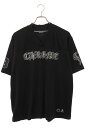 クロムハーツ Chrome Hearts サイズ:M MESH WARM UP JERSEY TEE CHプリントメッシュTシャツ(ブラック)【509052】【OS06】【メンズ】【中古】bb359#rinkan*S