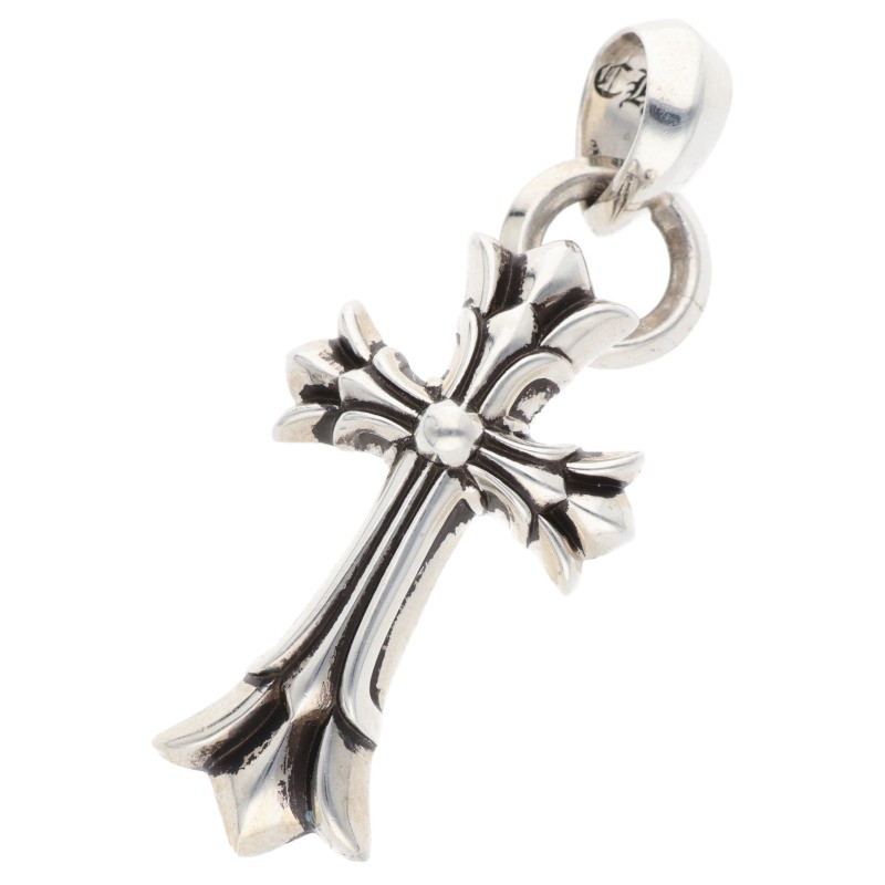 【箱つき極美品】CHROME HEARTS 十字架 シルバー ネックレス 925 国内発送クロムハーツ 100% 925 シルバー 正規品品質 ネックレス
