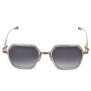 クロムハーツ Chrome Hearts サイズ:53□21 141 DANGER ZONE スクエアクリアフレームサングラス((フレーム)クリア×ゴールド)【309052】【SS07】【小物】【中古】bb297#rinkan*A