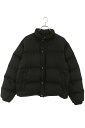 クロムハーツ Chrome Hearts サイズ:M STIFF V2 FBRC スティッフ CHプラス総柄クロスボールボタンナイロンダウンジャケット(ブラック×シルバー)【609052】【SJ02】【メンズ】【中古】bb339#rinkan*A