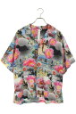 クロムハーツ Chrome Hearts サイズ:L ALOHA SURF SHIRTS MULTI 総柄サーフアロハ半袖シャツ(マルチカラー×シルバー)【609052】【SS13】【メンズ】【中古】bb339#rinkan*A