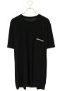 クロムハーツ Chrome Hearts サイズ:XL CH L S 1 バック英字プリントTシャツ(ブラック)【709052】【GZ11】【メンズ】【中古】bb415#rinkan*B
