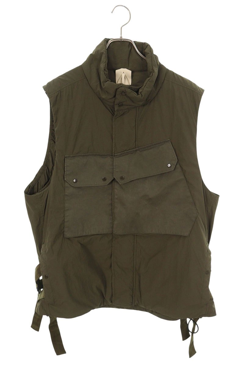 テンシー Ten c　サイズ:54 23CTCUX02187 ミリタリーベスト(カーキ)【809052】【BS99】【メンズ】【中..