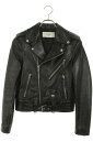 セリーヌ CELINE サイズ:34 2E134050O クラシックバイカーレザージャケット(ブラック)【619052】【BS99】【レディース】【中古】bb384#rinkan*B