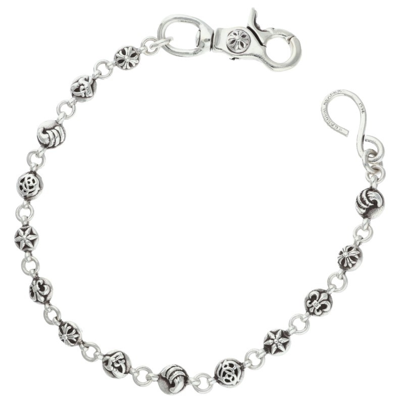 クロムハーツ Chrome Hearts サイズ:ショート 2MULTIBALL SHORT-S 1クリップショート#2マルチボール シルバーウォレットチェーン...