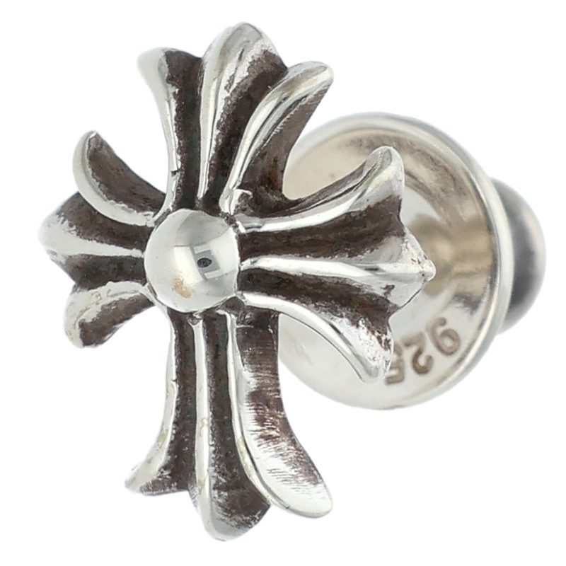 クロムハーツ Chrome Hearts No2 CH CRS CHクロススタッド シルバーピアス(シルバー 0.87g)【529052】【OK15】【小物】...