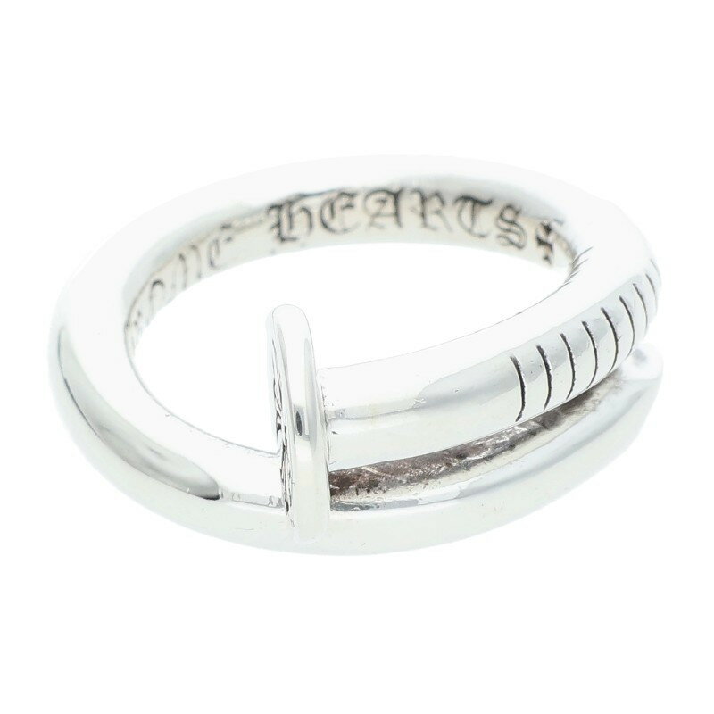 クロムハーツ Chrome Hearts　サイズ:5号 NAIL FLAT ネイルフラット シルバーリング(シルバー 6.11g)【..