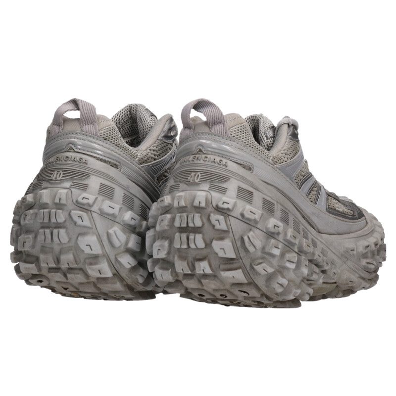 バレンシアガ BALENCIAGA　サイズ:40 BOUNCER バウンサーチャンキーソールスニーカー(グレー)【100152】【FK04】【メンズ】【小物】【中古】bb87#rinkan*C
