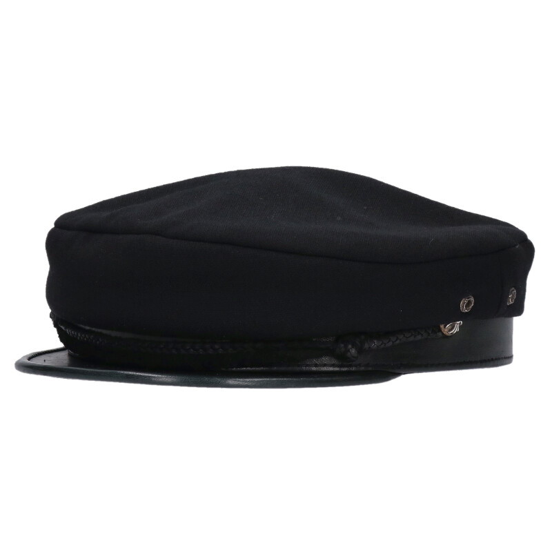 クロムハーツ Chrome Hearts サイズ:M レザー切り替えクロスボール帽子(ブラック×シルバー)【100152】【SJ02】【小物】【中古】bb460...
