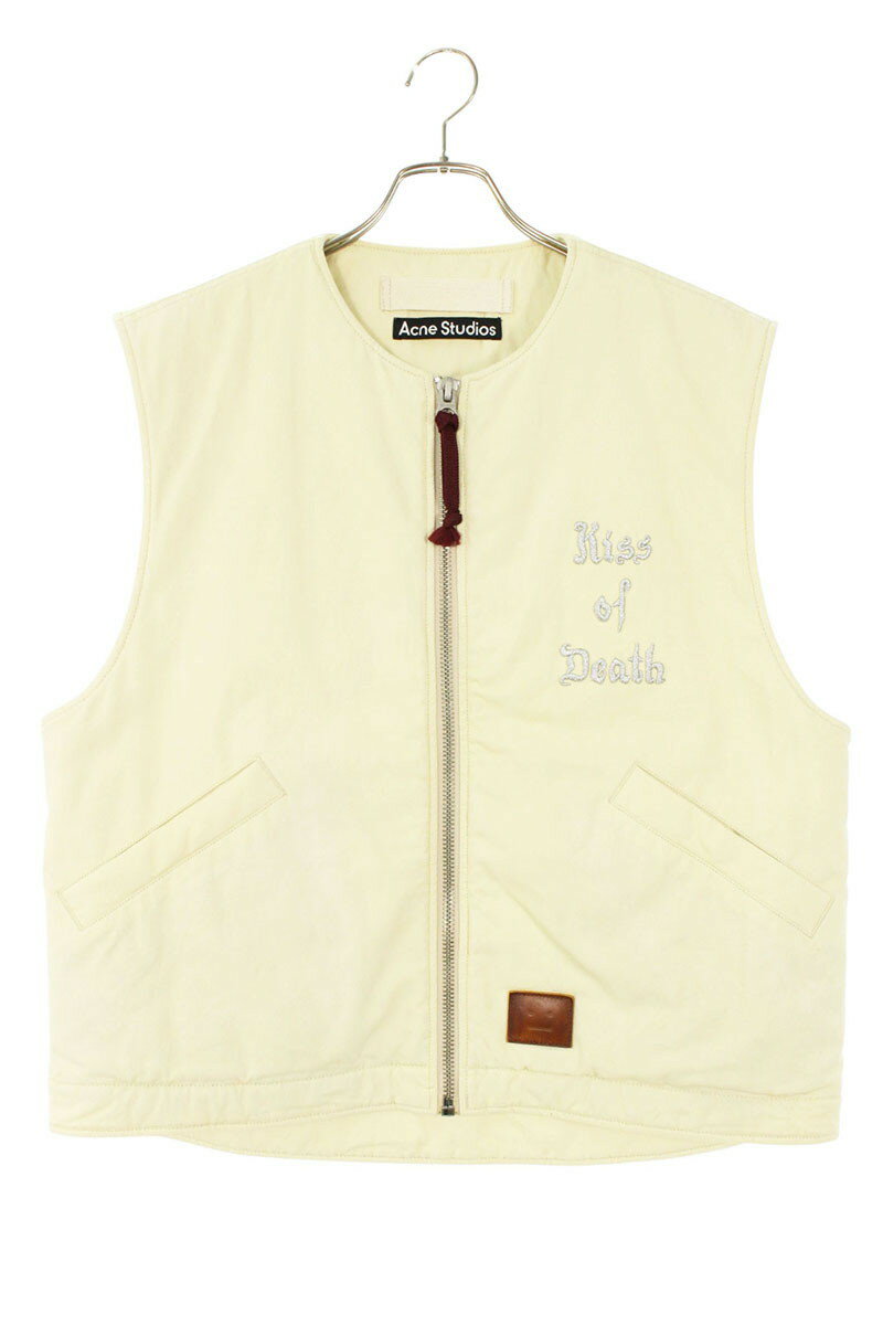 アクネストゥディオズ ACNE STUDIOS　サイズ:L FA-UX-OUTW000069 Kiss of Deathジップアップ中綿ベスト..