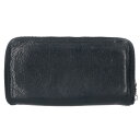 クロムハーツ Chrome Hearts REC F ZIP PLANE ラウンドジッププレーンレザーウォレット財布(ブラック×シルバー)【400152】【OK15】【小物】【中古】bb62#rinkan*B